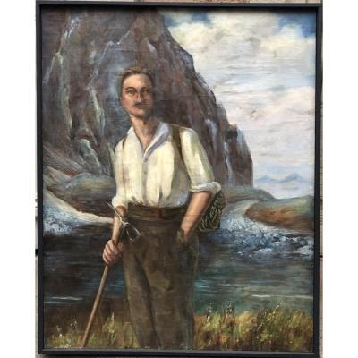 The Montaineer Old Painting