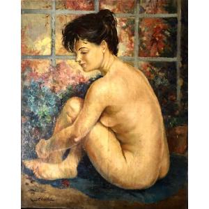 Female Nude In The Garden 