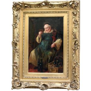 Moment Of Pleasure  By Ernst Nowak (1851-1919)