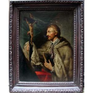 Saint John Nepomuk By Czech Painter Of 18th Century