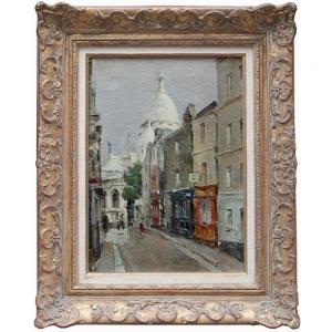 View From  Montmartre The Sacre Coeur By élisée Maclet (french 1881-1962 Paris), Attr. To 