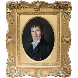 Portrait Of A Young Gentleman By Louis Léopold Boilly (1761-1845), Attr.to