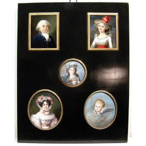 Daniel Saint (1789-1847) And Others, Family Of Count Marie-gabriel-f.-a. De Choiseul-gouffier 