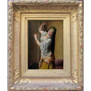 Ottoman Dancer By Sandor Alexander Svoboda (1826 Baghdad - 1896 Smyrna), Attr.to