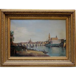 Bernardo Bellotto/canaletto (1721-1780), After „view Of Dresden From The Right Bank Of The Elbe
