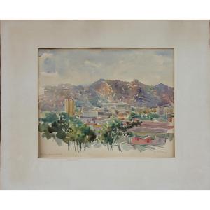 View Of Caracas, Capital Of Venezuela, By A Venezuelan Artist, 1960s