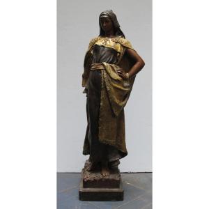 Friedrich Goldscheider (1845-1897) Oriental Beauty, Terracotta Sculpture