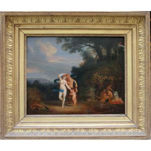 Bacchanal Scene By Jacques Antoine Vallin (french, 1760 - Paris - 1835)