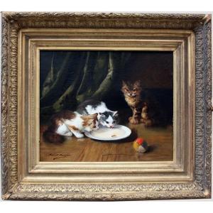 "unexpected Guest" By Alfred Arthur Brunel De Neuville (french, 1852-1941)