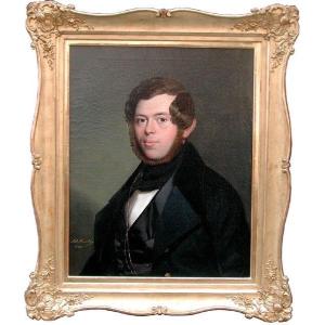 Portrait Of A Young Nobleman By Anton Haala (austrian, Circa 1830)