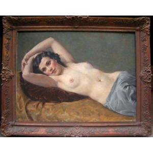 Reclining Nude By Gustav Sykora (czech, Born In 1889)