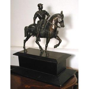 Bronze Statue Of Bartolomeo Coleone, Venice, 19th Century