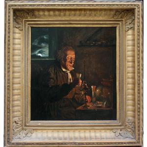 Alchemist By Giuseppe (joseph) Molteni (1800 - Vienna, Milan - 1867)