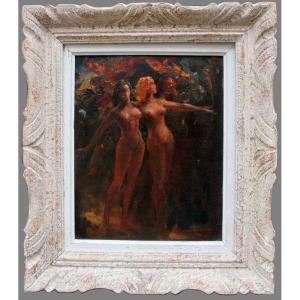 Fiery Women By A French Expressionist, First Half Of The 20th Century.