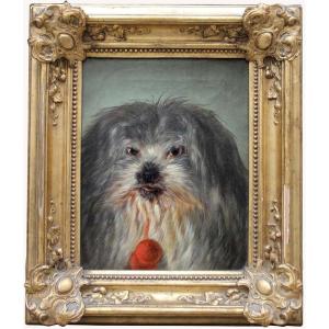 Portrait Of A Favorite Dog (a Yorkshire Terrier?)