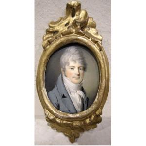Miniaturist, Circa 1800 Portrait Of A Nobleman, Miniature On Ivory