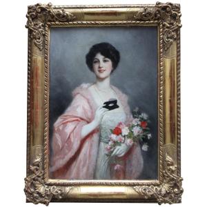 Lucius Rossi (1846 Rome - 1913 Paris) Title: Beauty At The Masked Ball
