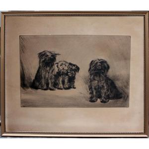 My Jorkshire Family (original Title) By Franz Michl (austrian, Born In 1926)