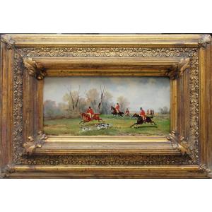 On Fox Hunting, English School, Late 19th Century