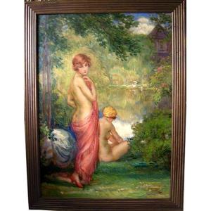 After Bath By Bohumil Marecek (czech B.1884)