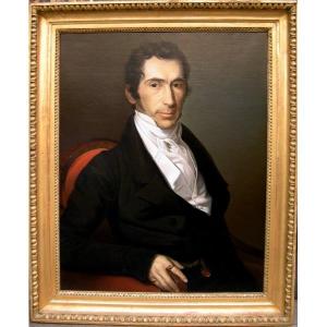 Two Family Portraits By Johann Baptist Von Lampi The Younger (1775-1837), Attributed