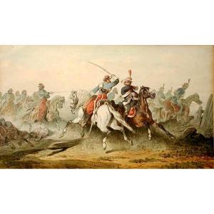 Theodore Fort ( Born 1810) Battle Scene