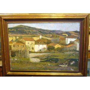 A Village In Spain Amador Perez Calvet