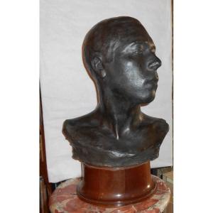 Self-portrait Bust By Painter Léon Jayéz