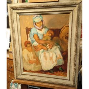The Mother And Her Children Augustin Ferrando