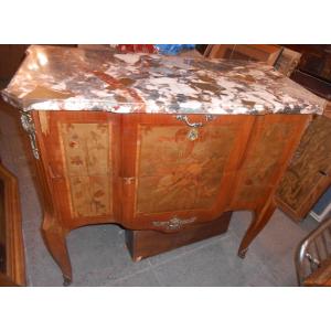 Louis XVI Transition Sauteuse Chest Of Drawers