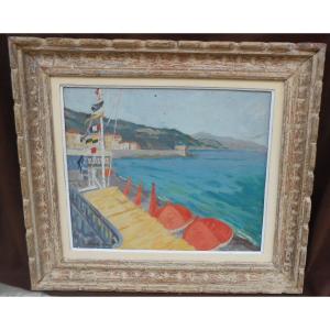 The Beach In Menton Simone Revers