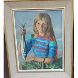The Young Merchant Oil On Canvas By Lucien Weil
