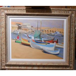 The Port Of Antibes Pierre Pruvost 