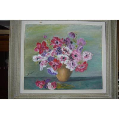 Bouquet d' Anemones /SAMPIERI H. CORSE