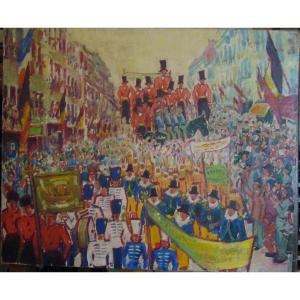 Carnival Parade In Belgium