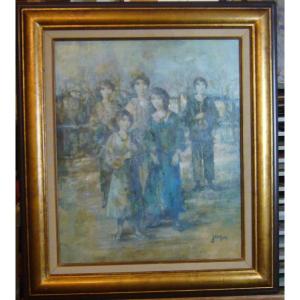 The Musicians On The Edge Of The River Jaugey Daniel