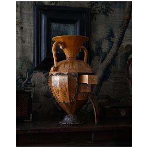 Large Jar With Drawers