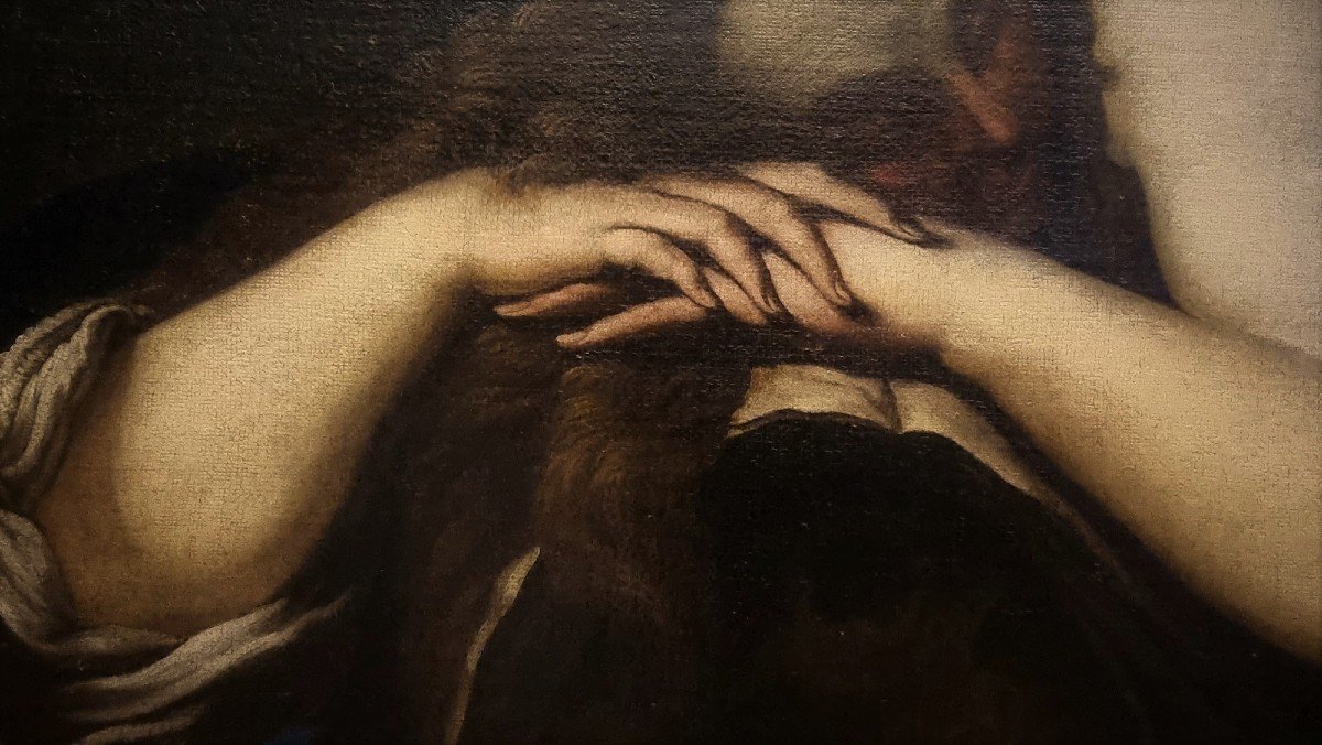Magistrale olio del 600 la Maddalena opera di Niccolo’ Tornioli 1598-1651-photo-5