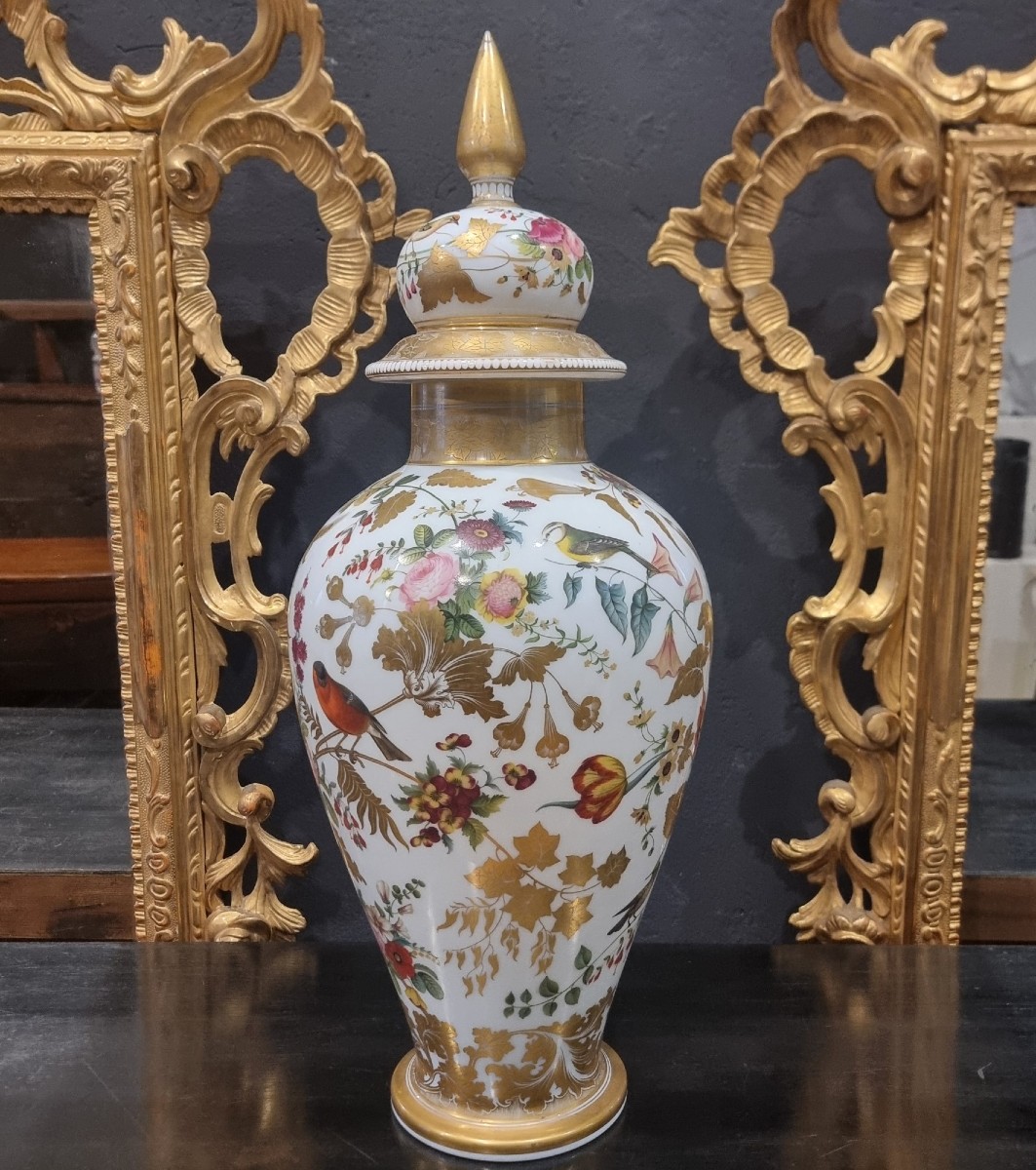 Vaso in vetro opalino Wilhelm Hofmann fine '800: eleganza e raffinatezza senza tempo-photo-6