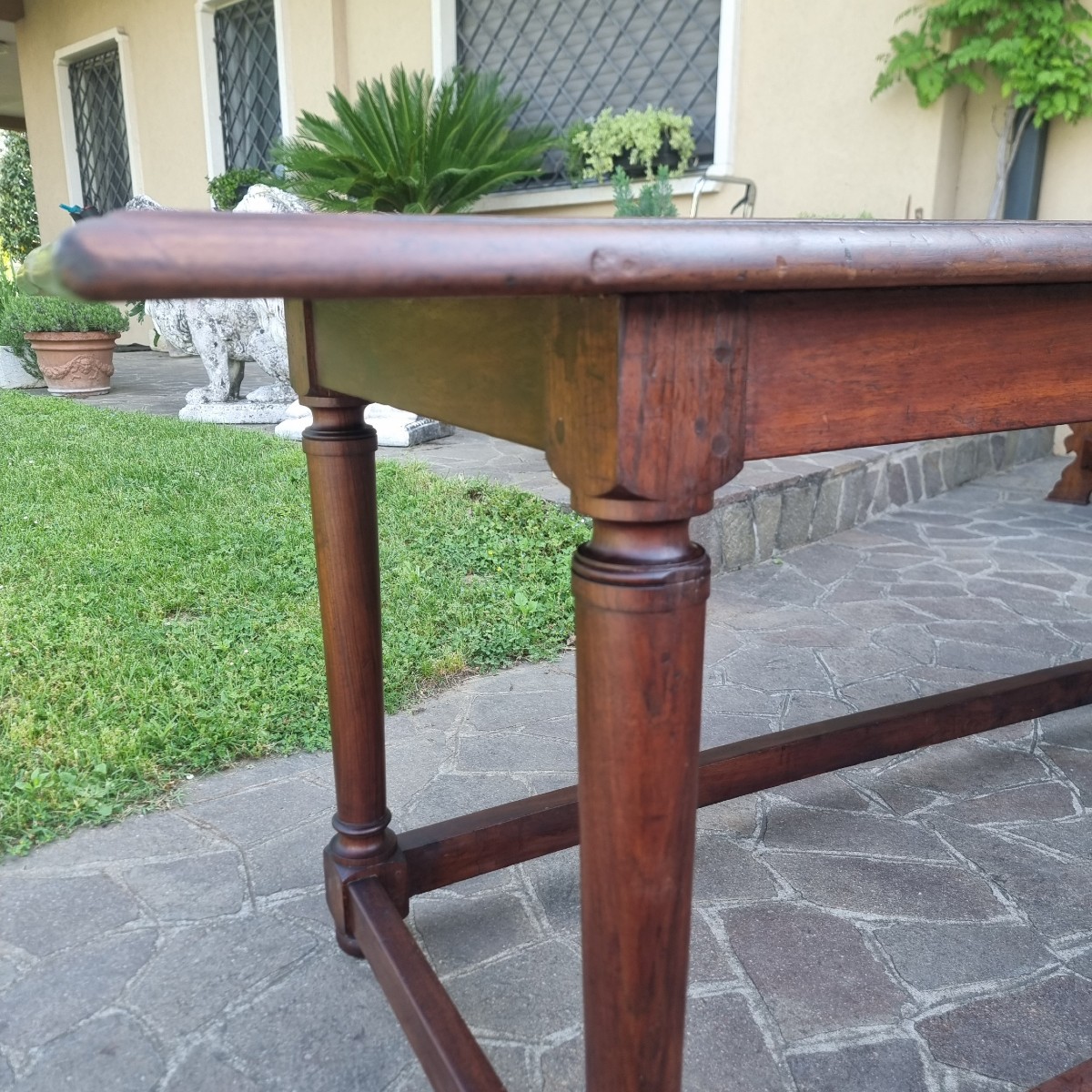 Tavolo in noce Direttorio fine '700 lombardo-photo-1