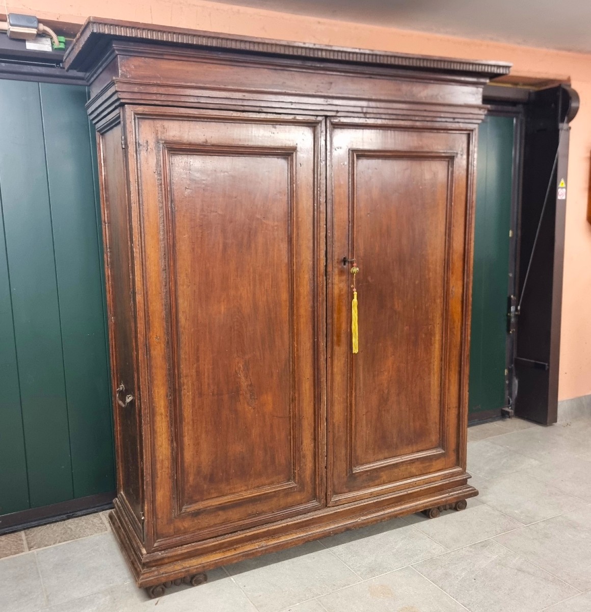 Armadio in noce fine 500 Veneto con segreto-raro! -photo-1