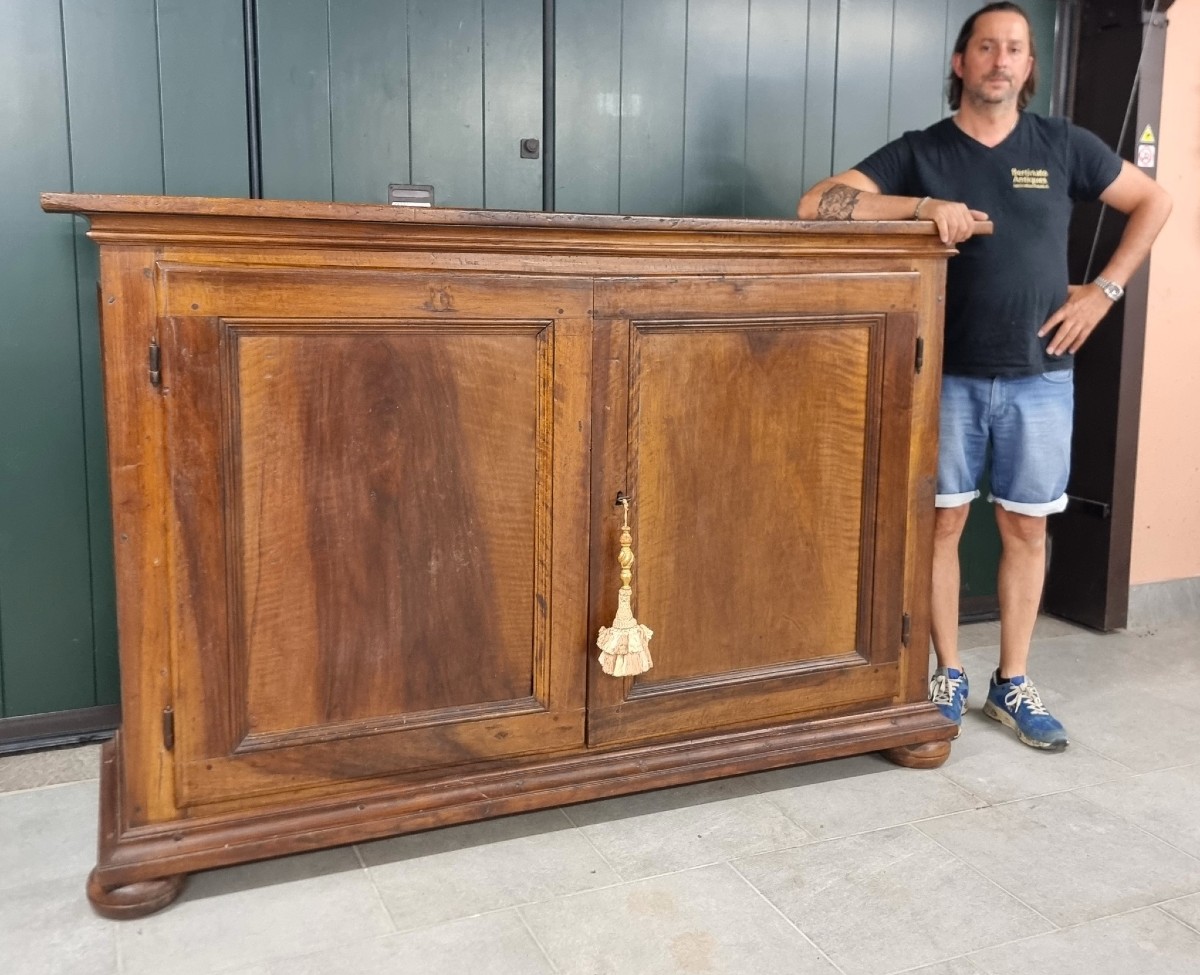 Credenza in noce del 600 Lombardo /Veneto grande misura-photo-7