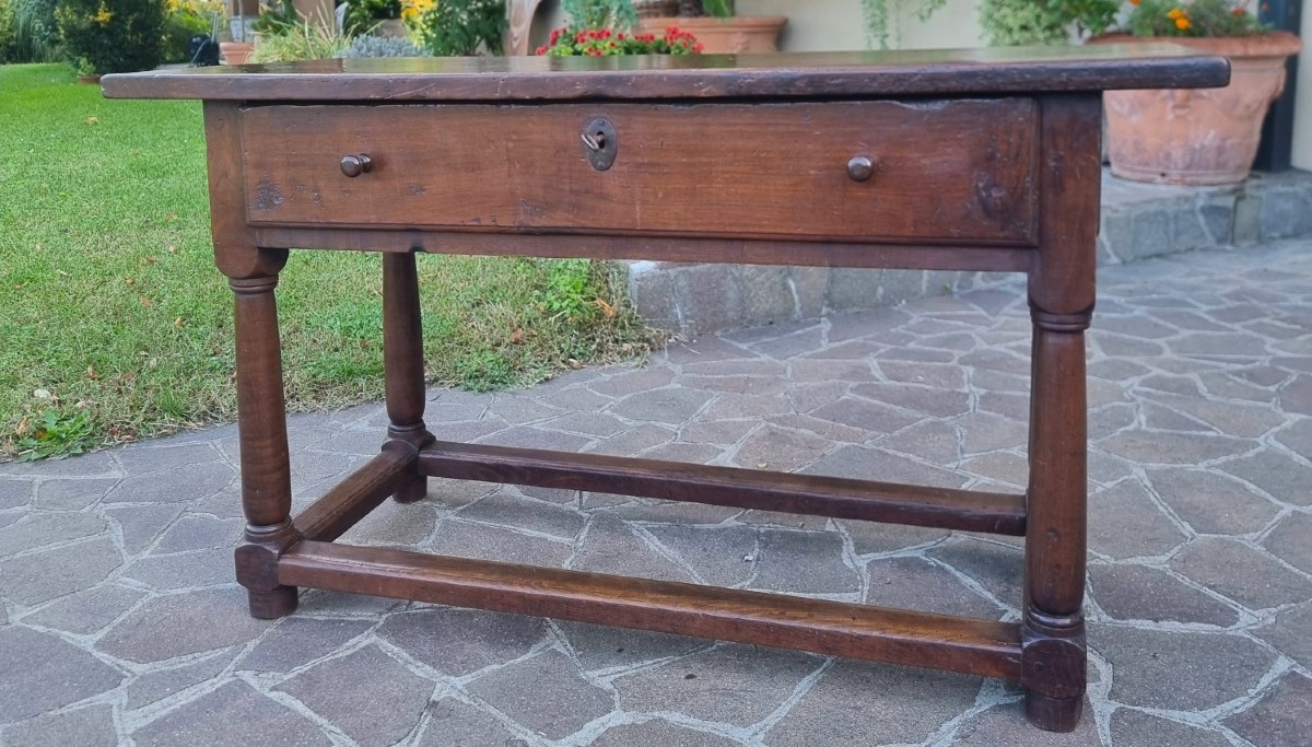 Tavolo fratino in quercia toscano del 600-photo-4