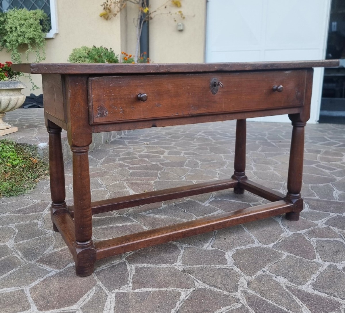 Tavolo fratino in quercia toscano del 600-photo-1