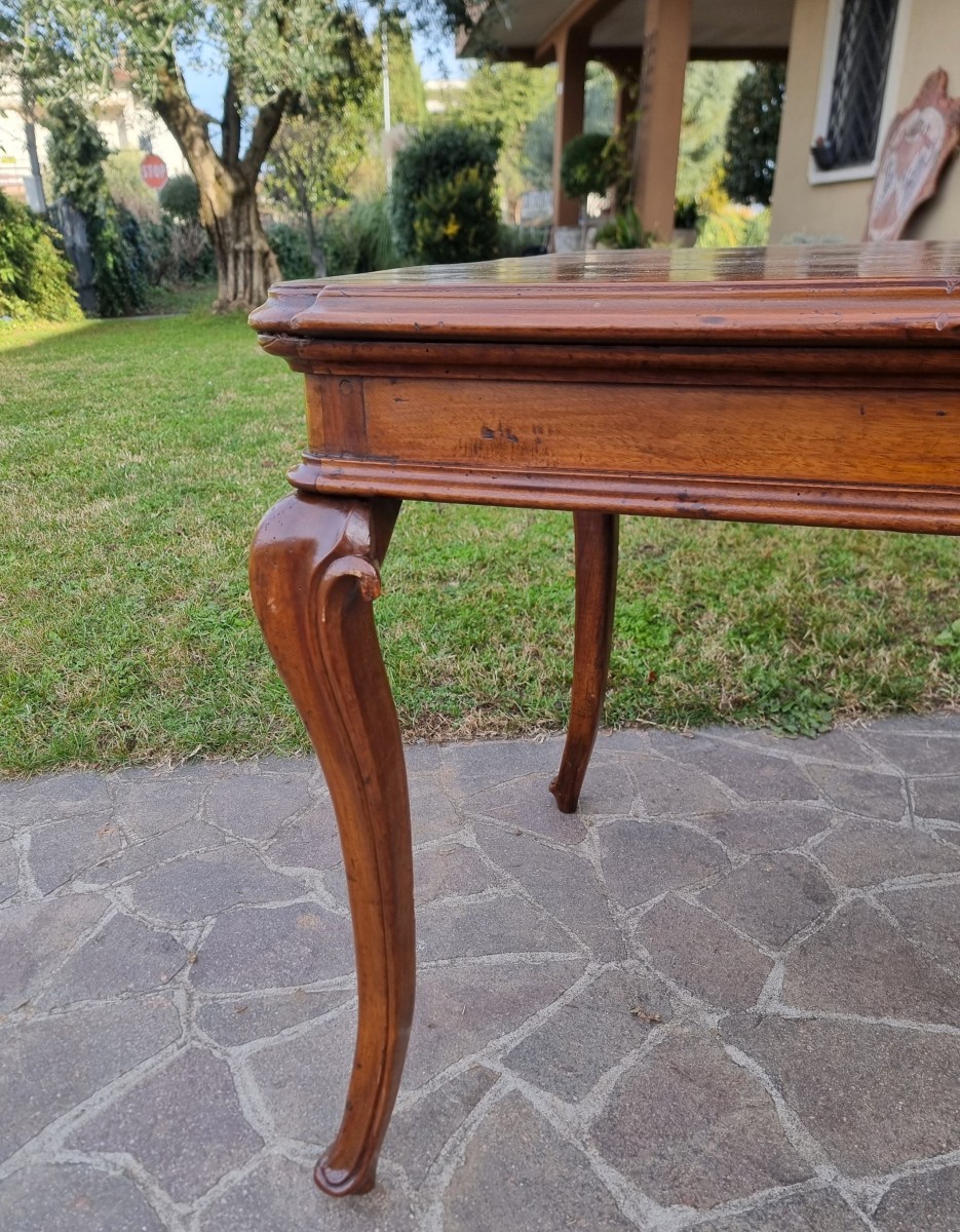 Tavolo Luigi XV del 700 in ciliegio Piemontese-photo-3