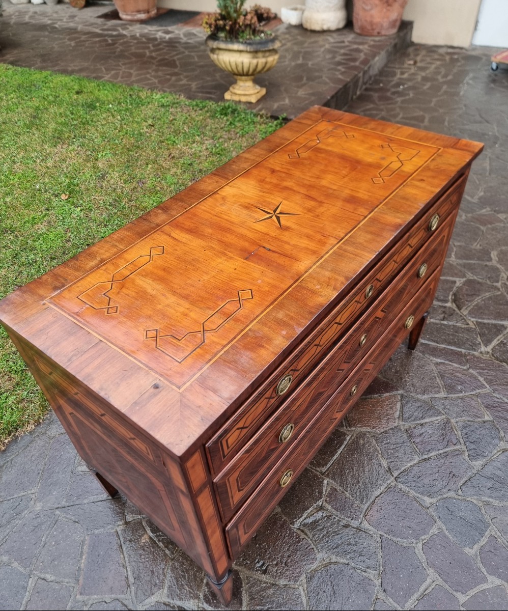 Cassettone Emiliano del ’700 Luigi XVI-photo-1