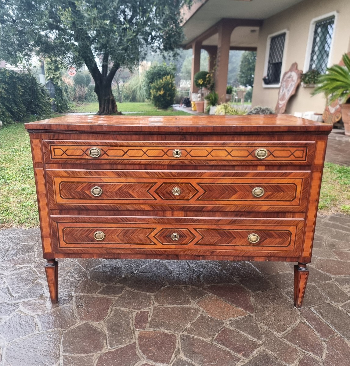 Cassettone Emiliano del ’700 Luigi XVI