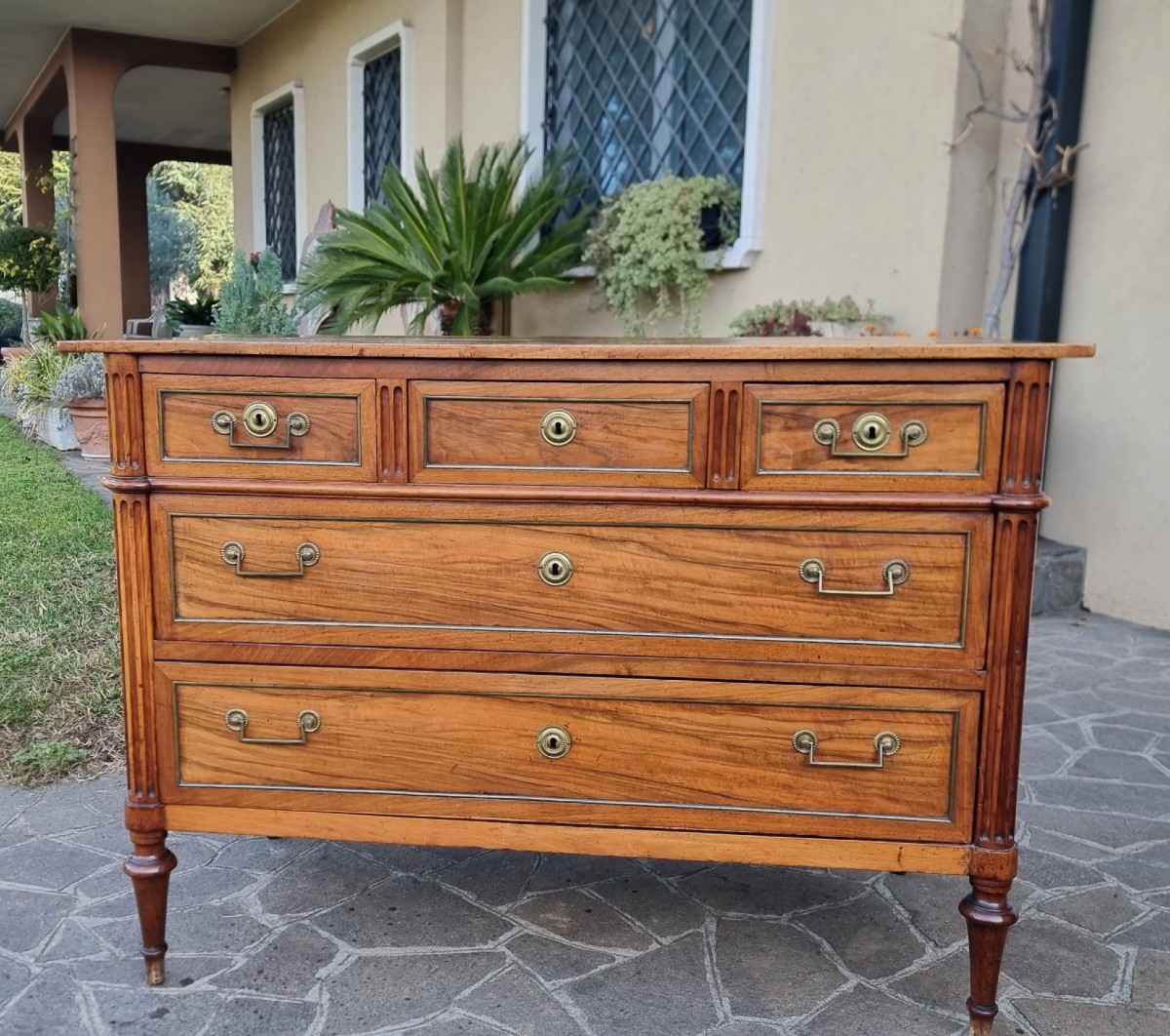 Cassettone Francese in noce del ’700 Direttorio-photo-3