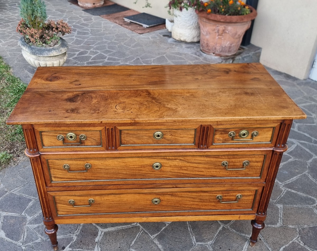 Cassettone Francese in noce del ’700 Direttorio-photo-1