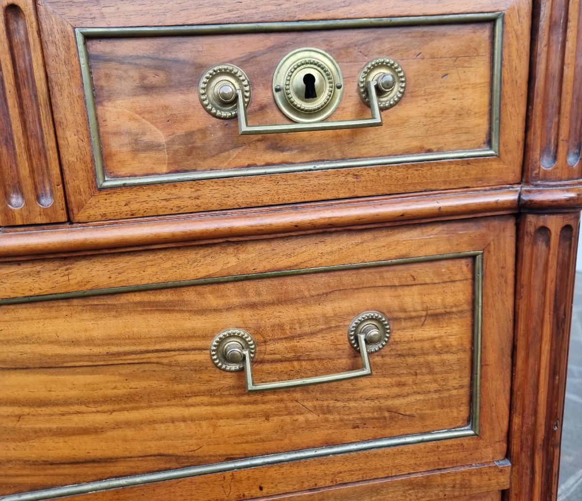 Cassettone Francese in noce del ’700 Direttorio-photo-4